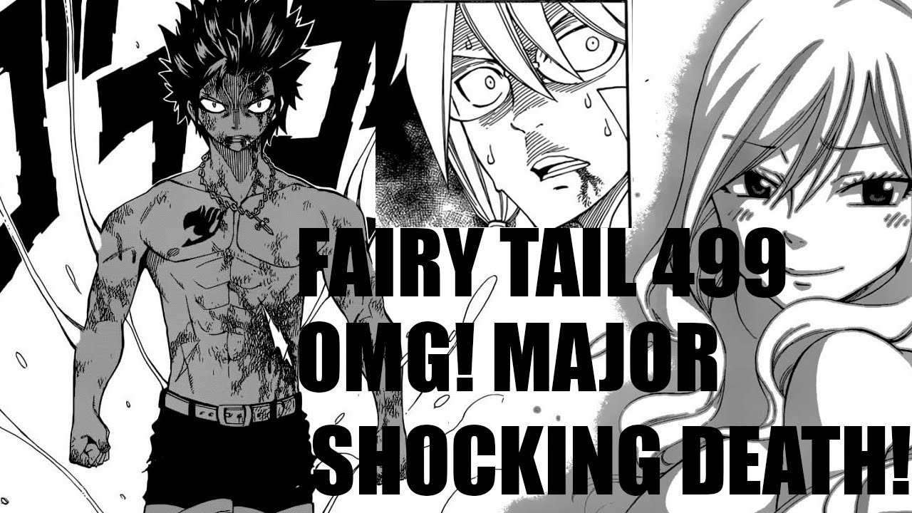 HOW TO CRY! OMG! MAJOR SHOCKING DEATH! - Fairy Tail Manga Chapter 499