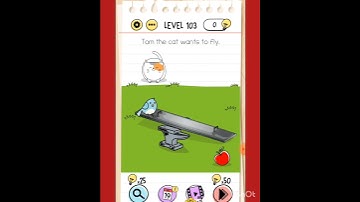 Brain test : Tricky Puzzle Level 103 Tom the cat wants to fly