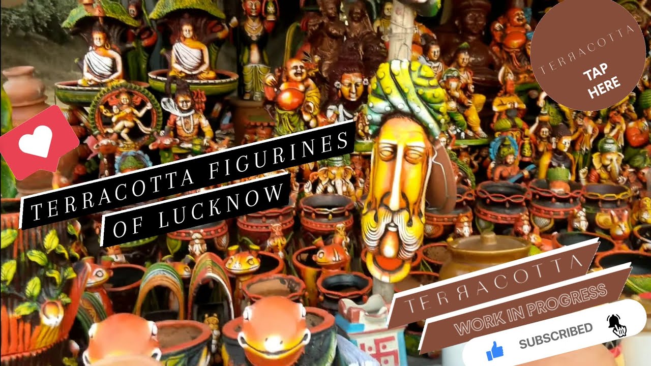 Famous Terracotta figurines of Lucknow #vlog 6