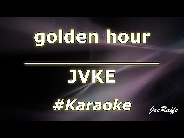 JVKE - golden hour (Karaoke) class=