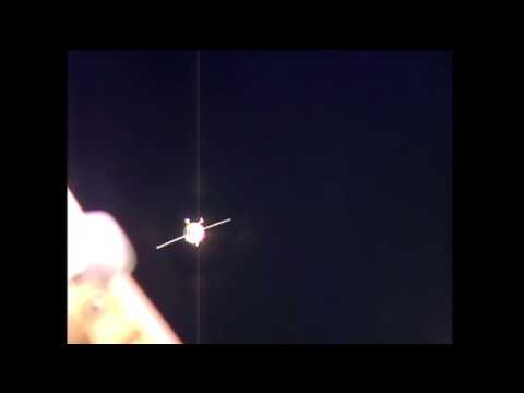 Cargo Ship delivers the Goods to Space Station