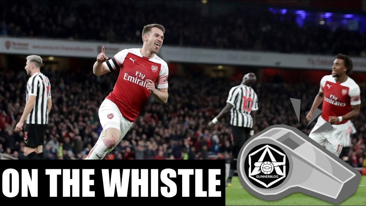 On the Whistle Arsenal 20 Newcastle "Ramsey leads the charge for
