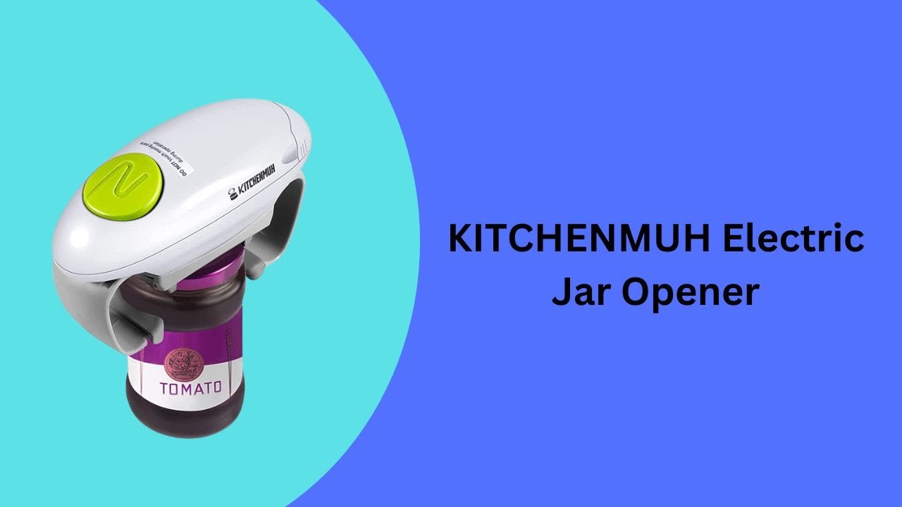 Kitchenmuh Sinceller Electric Jar Opener, Restaurant Automatic Jar