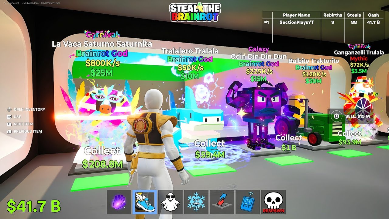 Fortnite Steal The Brainrot Gameplay in 2025 (No Commentary)