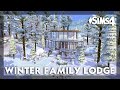 Winter Family Lodge  | Stop Motion | Sims 4 | No CC