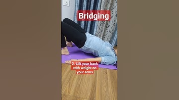 Bridging exercise #Back pain relief #correct way of doing Bridging