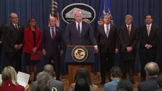 Acting Attorney General Whitaker Announces National Security Related Criminal Charges Acting Attorney General Whitaker Announces National Security Related Criminal Charges