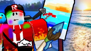 Roblox BUT DRAWINGS COME TO LIFE in Build a Boat Roblox