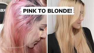 Removing My Pink Hair Dye (No Bleach)