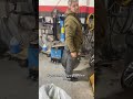 Apprentice teases his mentor/ head mechanic while he installs a tire “want some tips” 😂 #mechanic