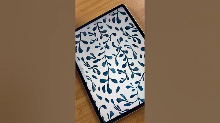 How to draw a seamless pattern in Procreate #procreatetutorial