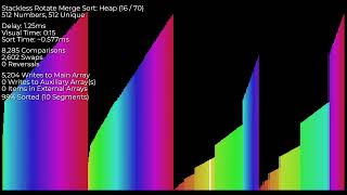Information Stackless Rotate Merge Sort Update