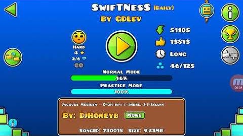 Swiftness by GDLev (Daily Both Coins)[Geometry Dash 2.1]
