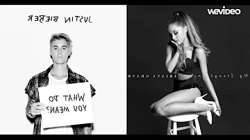 What Do You Mean One Last Time - Justin vs.  Ariana Mashup (READ DESCRIPTION)