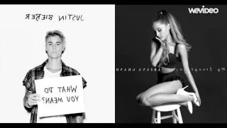 What Do You Mean One Last Time - Justin vs.  Ariana Mashup (READ DESCRIPTION)