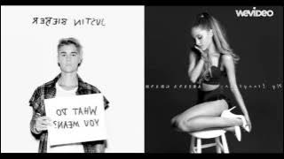 What Do You Mean One Last Time - Justin vs.  Ariana Mashup (READ DESCRIPTION)