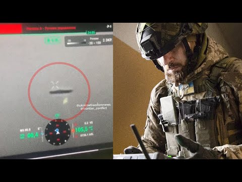 UFO filmed in Ukraine by 406th battalion using a drone, Feb 2024 👽