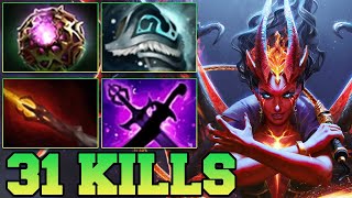 31 Kills QOP Dota 2 Mid Lane Beast Best Queen Of Pain Dota 2 Gameplay Guide Build 7.40