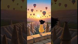 Don’t Skip… She Was Waiting For THIS 😳 #anime #ghibli #asmr #cappadocia #cozy
