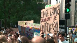 Massive crowd marched toward Federal Plaza as part of global climate strike