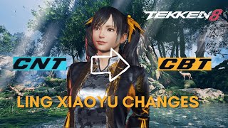 TEKKEN 8 LING XIAOYU CBT - ALL CHANGES