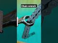 Easy make a chain ⛓️ wrench #plumber #wrench #chain