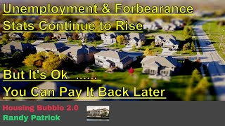 Housing Bubble 2.0 - Unemployment & Forbearance Stats Rise - It's OK, You Can Pay It Back Later