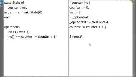 VDM-SL to Smalltalk LIVE translator