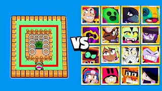 Who Can Escape Square Poison? All 69 Brawlers Test