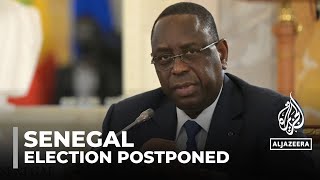 Senegal’s Macky Sall postpones presidential election