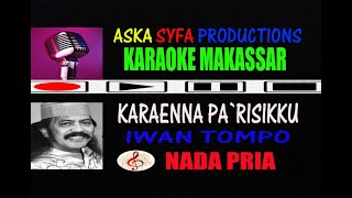 Karaoke Karaenna Pa`rsikku Iwan Tompo|Nada Pria|Cipt B Mandjia