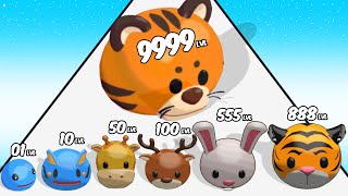 Slime Evolution Run 3D - Level Up Slime Max Level ASMR (Satisfying) Gameplay