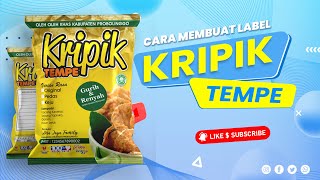 TUTORIAL HOW TO DESIGN TEMPEH CRYPT PACKAGING PRODUCTS WITH CORELDRAW AUTO MANY ORDERS