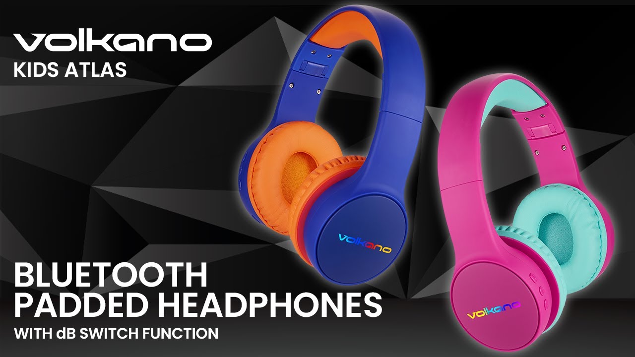 Bluetooth Padded Headphones with dB Switch Function | Atlas