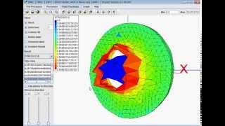 Impact Explicit Finite Element Solver Sample Bullet_AKM