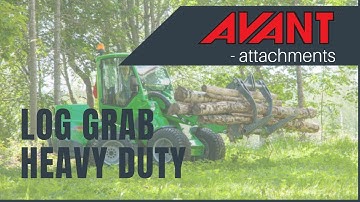 Avant attachments: Log grab, heavy duty