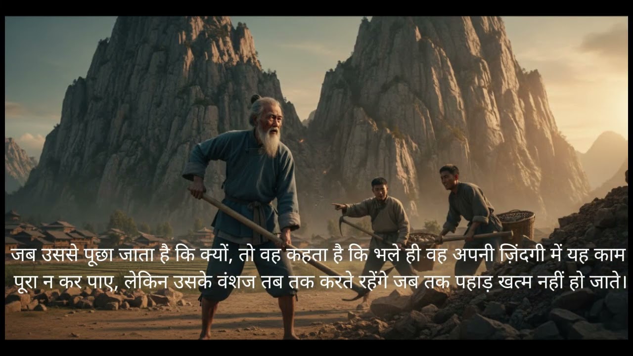 वह बेवकूफ बूढ़ा आदमी जिसने पहाड़ों को हटा दिया - The Foolish Old Man Who Moved the Mountains