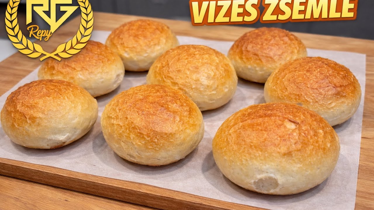 Eredeti vizes zsemle recept – zsiradék és adalékanyag nélkül | Pék recept