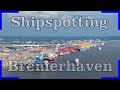 Shipspotting in Bremerhaven mit dem Gyrocopter | 4K