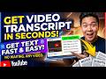 YouTube Video Se Transcript Kaise Nikale? | Audio to Text Tutorial 2026