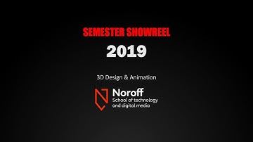 Noroff | First Semester Showreel 2019 - 3D Design and Animation
