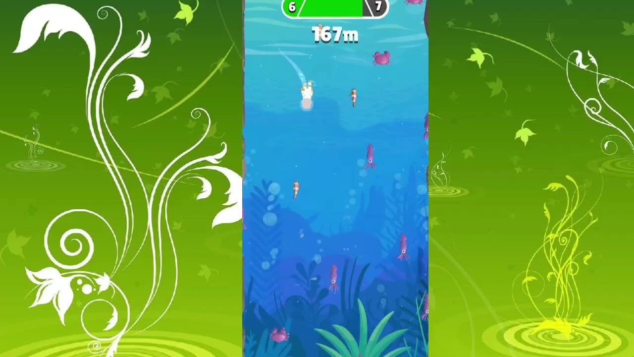 How to Complete 1000 level in  the Deep Sea Diver Game 🎯 