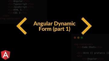 8. Angular Dynamic Form using Reactive Forms - Part 1