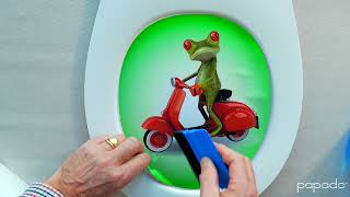 Stickers Para Tapa De Wc Papado - Personalice Su Inodoro Fácilmente