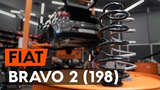 Hoe een spiraalveer achteraan vervangen op een FIAT BRAVO 2 (198) [AUTODOC-TUTORIAL]