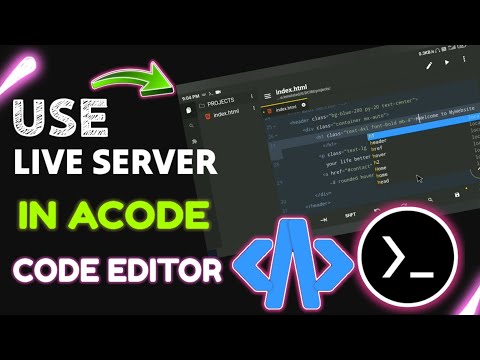 You Won't Believe How Easy This Live Server Hack Is! In Acode Editor. @GoodWayGiverTech