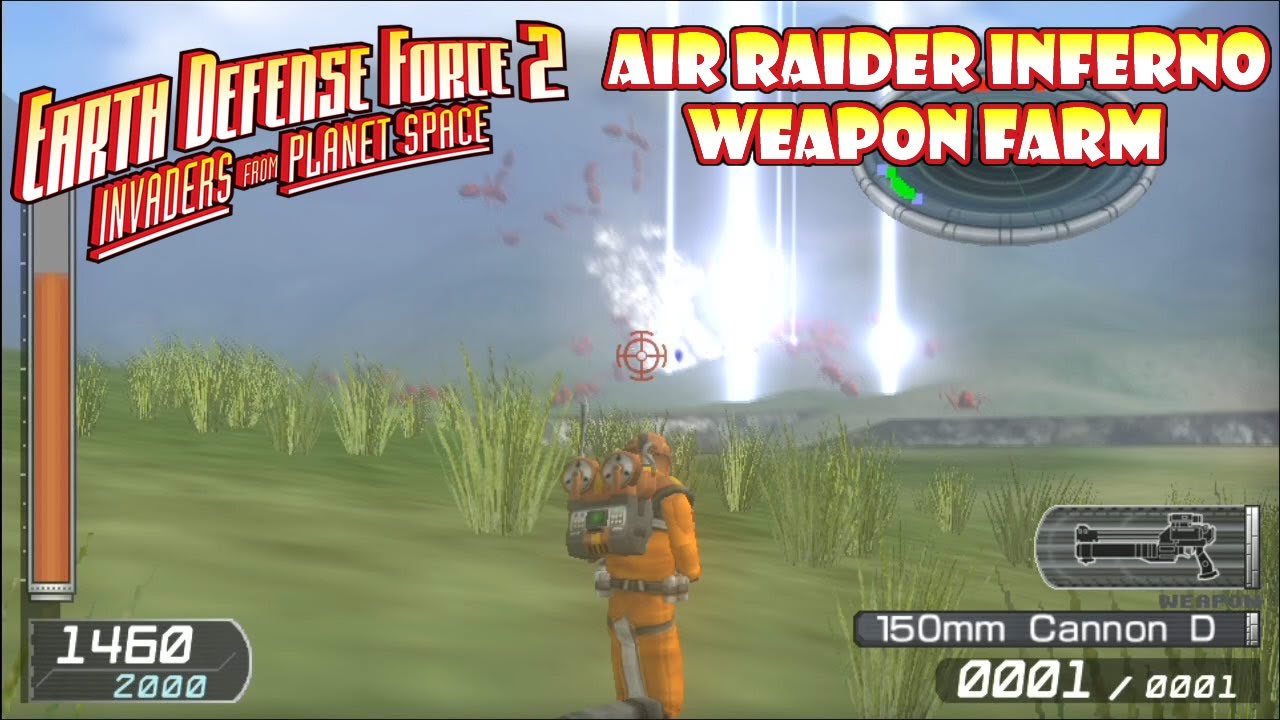 Earth Defense Force 2 (EDF2) | Air Raider Inferno Weapon Farm | PS Vita (PSV) Nintendo Switch (NSW)