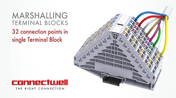 Connectwell 8 level Marshalling Terminal Blocks