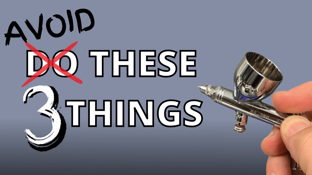 Избегайте этих ошибок при аэрографии