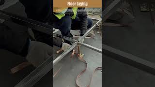 Laying of Grounding Copper Foil for Anti‑static Raised Flooring